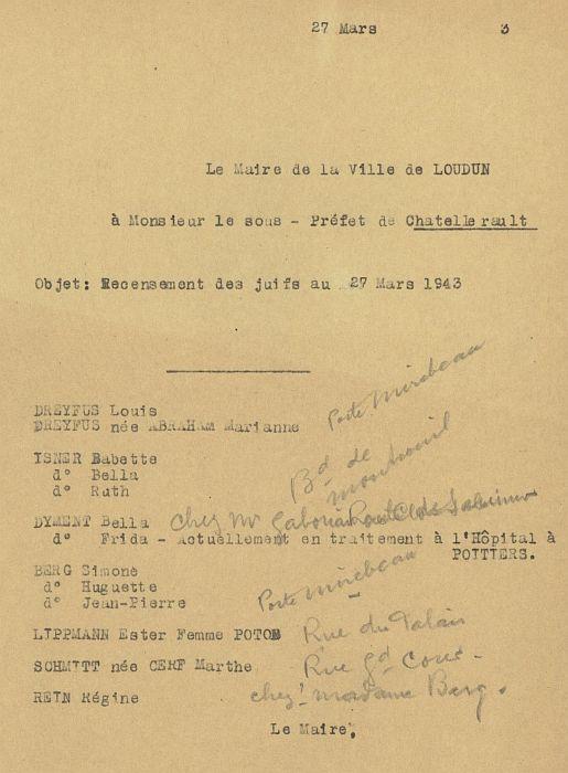 19430327 Liste des juifs